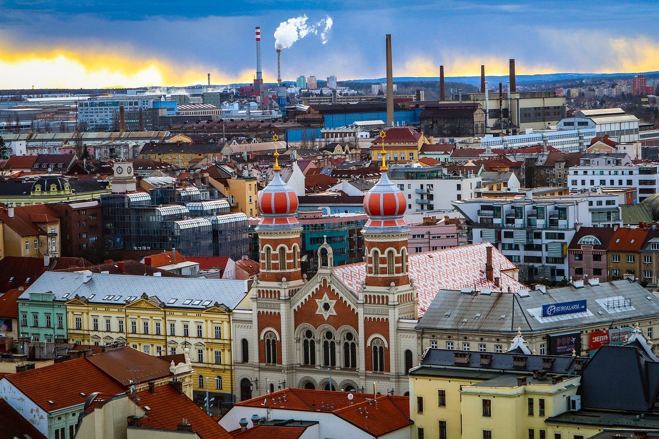 The attractions of Plzeň in the Czech Republic 