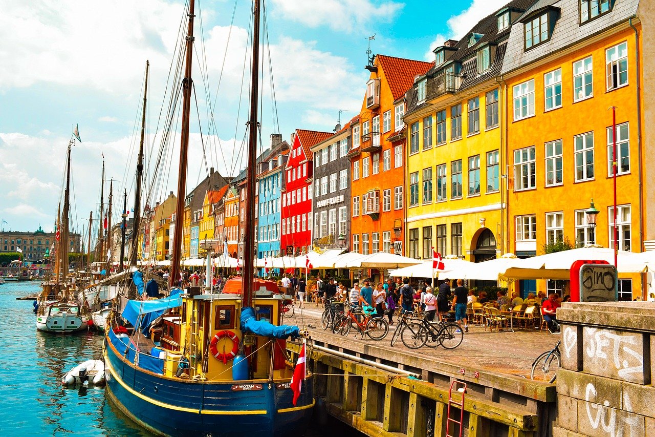 Attractions in Copenhagen, Denmark 